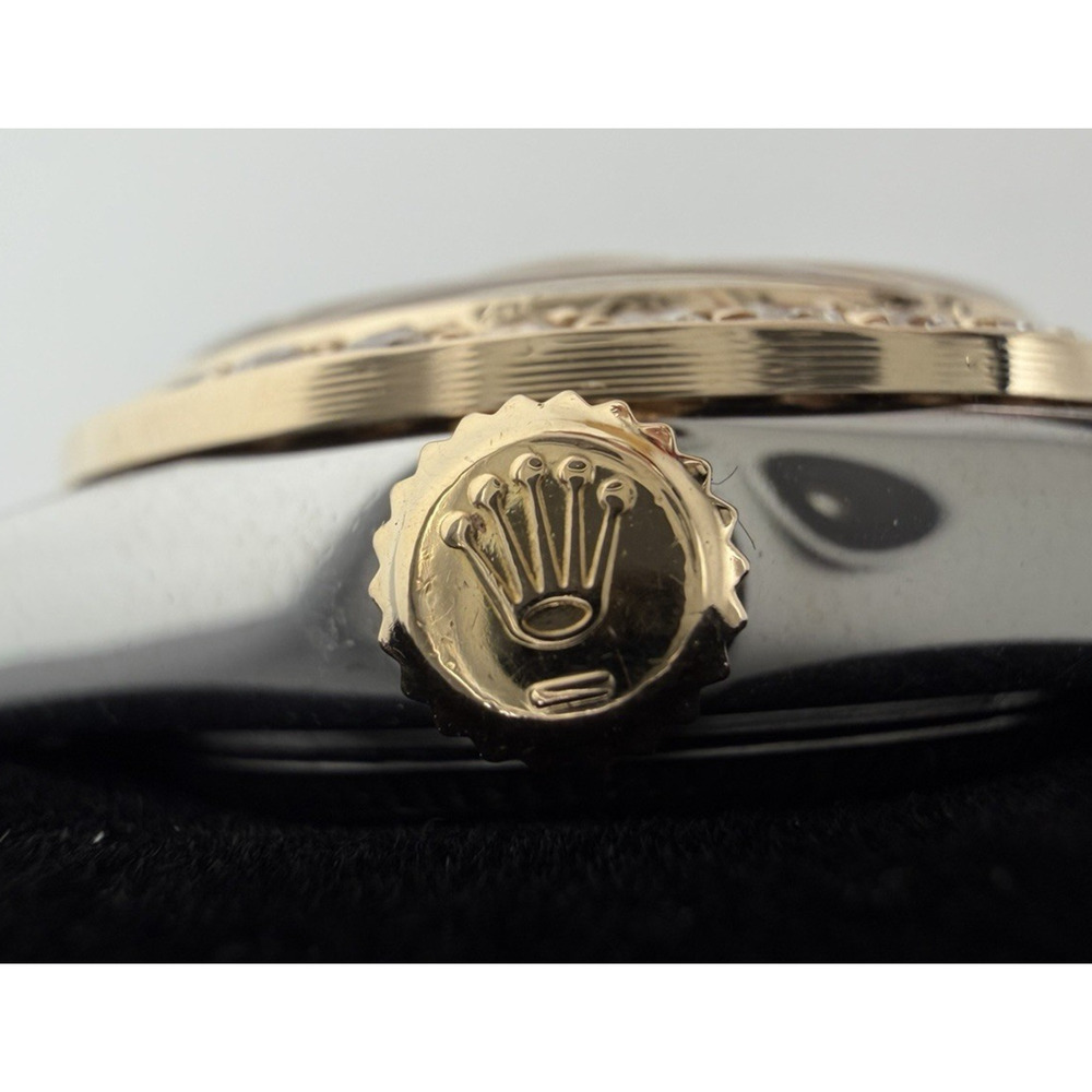 Rolex 69173 Ladies Datejust 18k Gold 26mm Diamond Dial with Custom Diamond Bezel - Picture 6 of 13